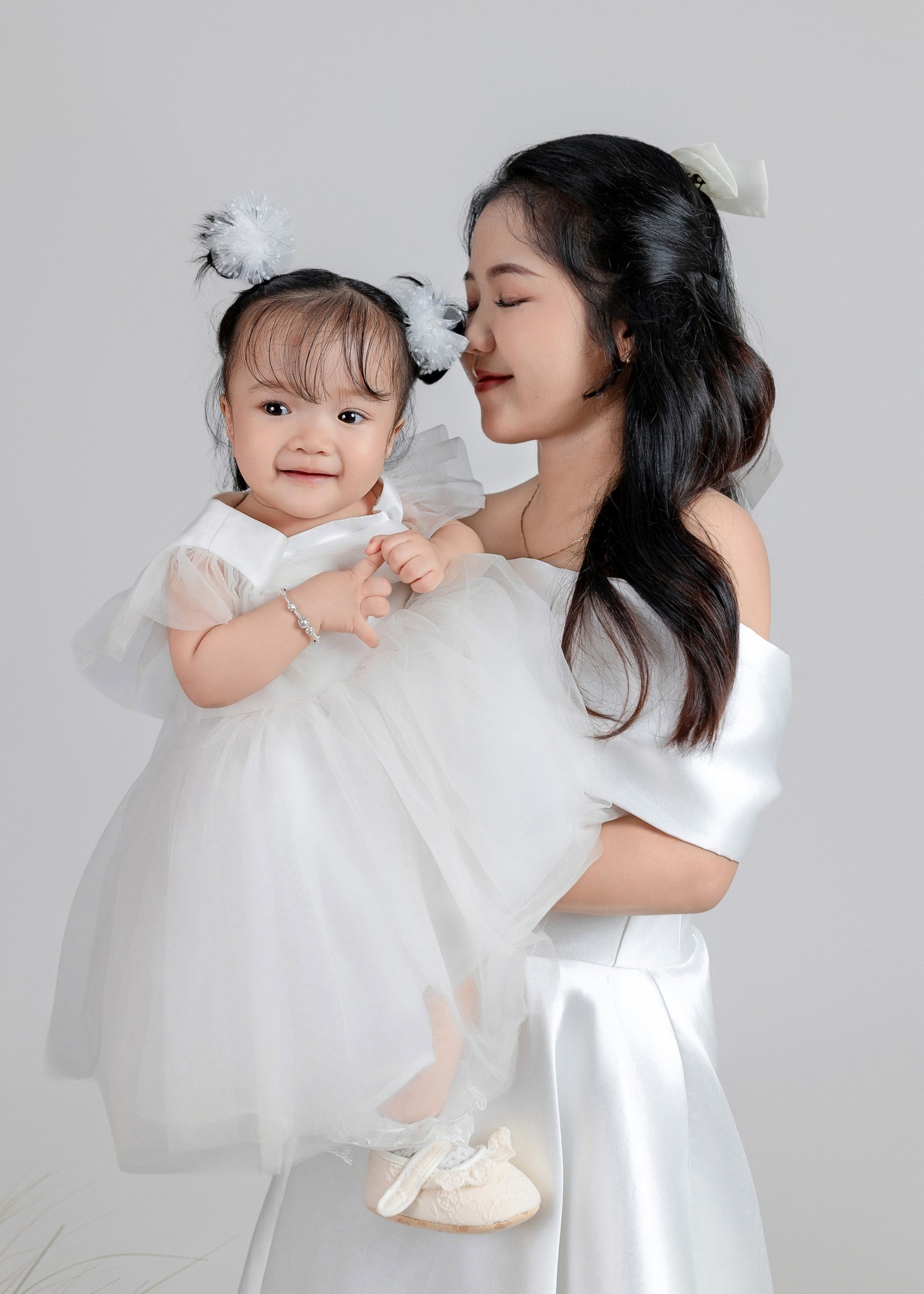 Khoảnh khắc của Phô Mai cùng mẹ